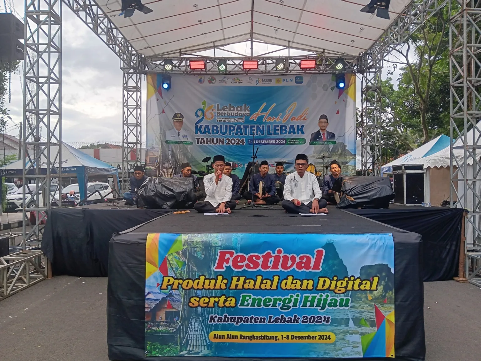 Pasthika Band dan Hadroh Lapas Rangkasbitung Menarik Perhatian di Pameran HUT Lebak ke-196