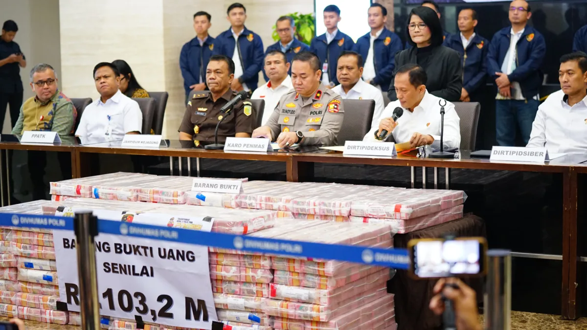Polri Tetapkan PT AJP dan FH Sebagai Tersangka TPPU Judi Online, Rp 103,27 M Disita