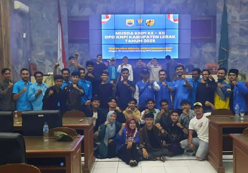 Bawa Semboyan Visioner Satukan Pemuda, MusDa XII KNPI Lebak Berhasil Tetapkan Hidayatul Mustafid sebagai Ketua Umum Terpilih