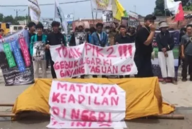Koalisi Rakyat Banten Utara Gelar Aksi Menolak Pembangunan PIK II
