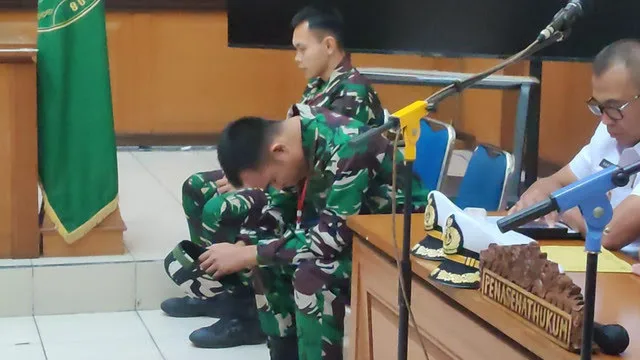 Anggota TNI AL Menangis di Sidang, Minta Keadilan untuk Keluarga