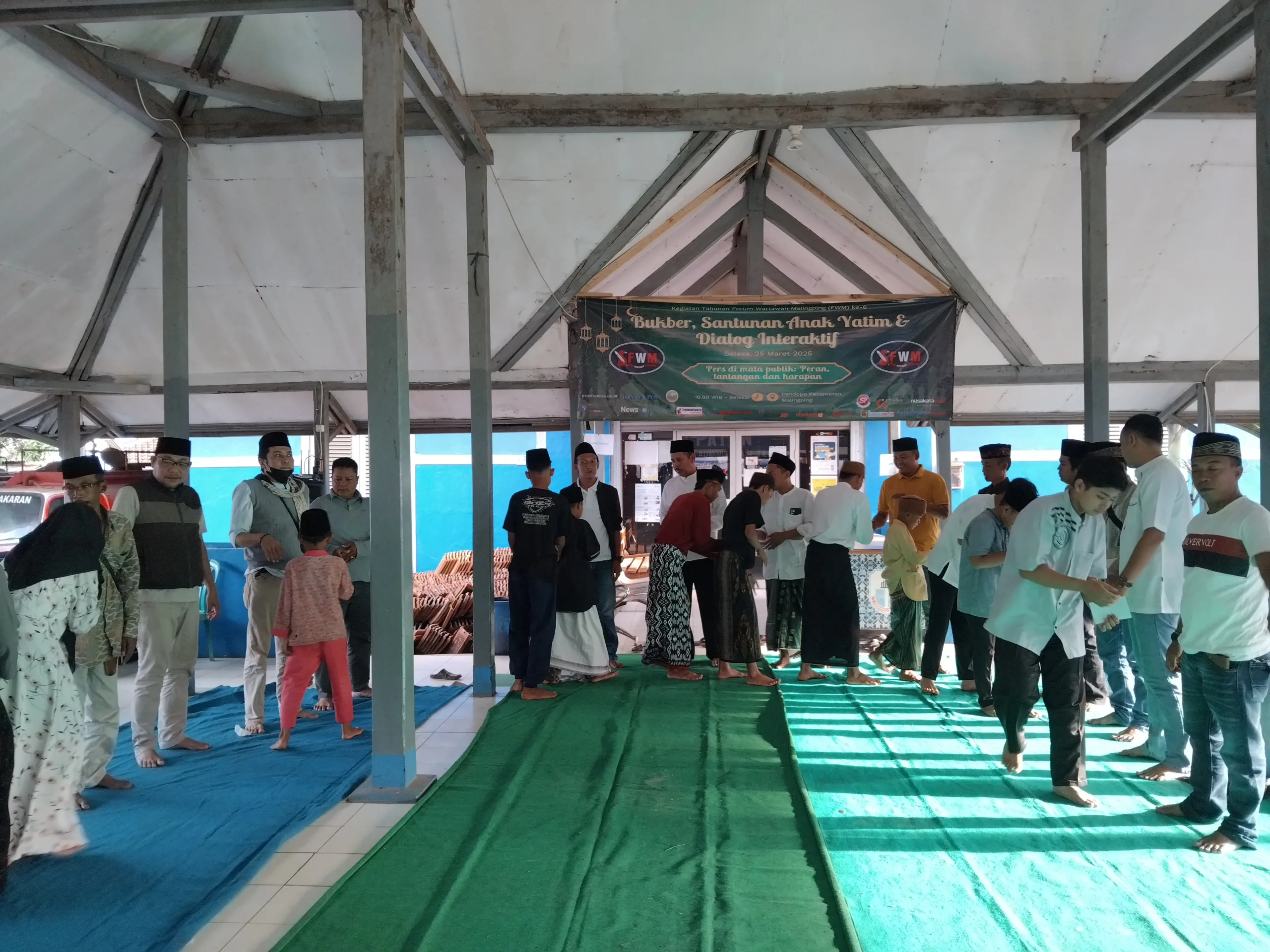 FWM Baksel Gelar Dialog Interaktif tentang Fungsi Pers Sambil Santunan dan Bukber