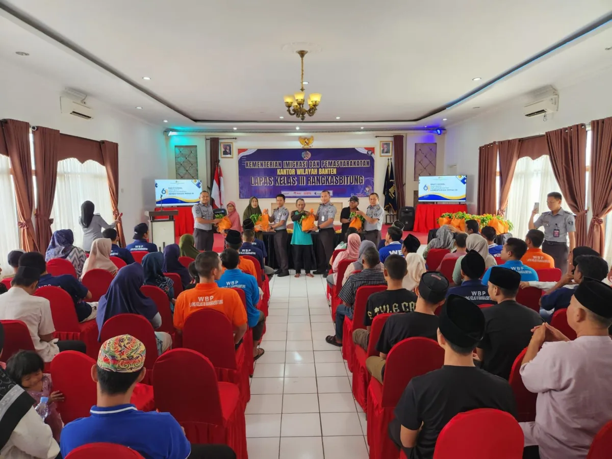 Lapas Rangkasbitung Gelar Bhakti Sosial, Wujud Nyata Kepedulian terhadap Masyarakat