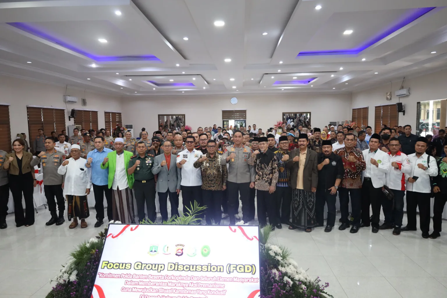 Polda Banten Gelar FGD Bahas Pemberantasan Aksi Premanisme Bersama Forkopimda dan Tokoh Masyarakat
