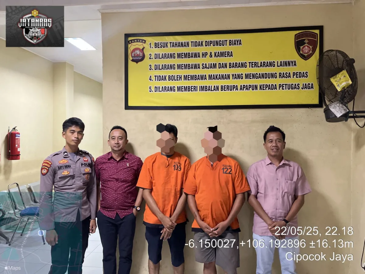 Lakukan Penggelapan, Dua Pria Ditangkap Ditreskrimum Polda Banten