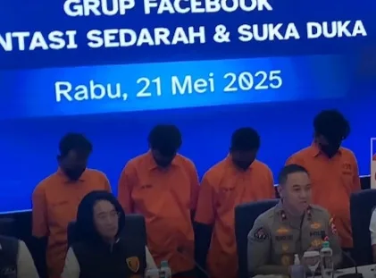 Polri Bongkar Grup Facebook ‘Fantasi Sedarah’ Penyebar Konten Asusila, 6 Tersangka Ditangkap