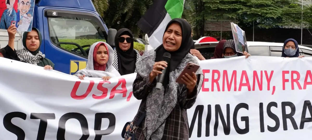 Free Palestine Network Gelar Aksi Damai Bela Palestina di Palembang