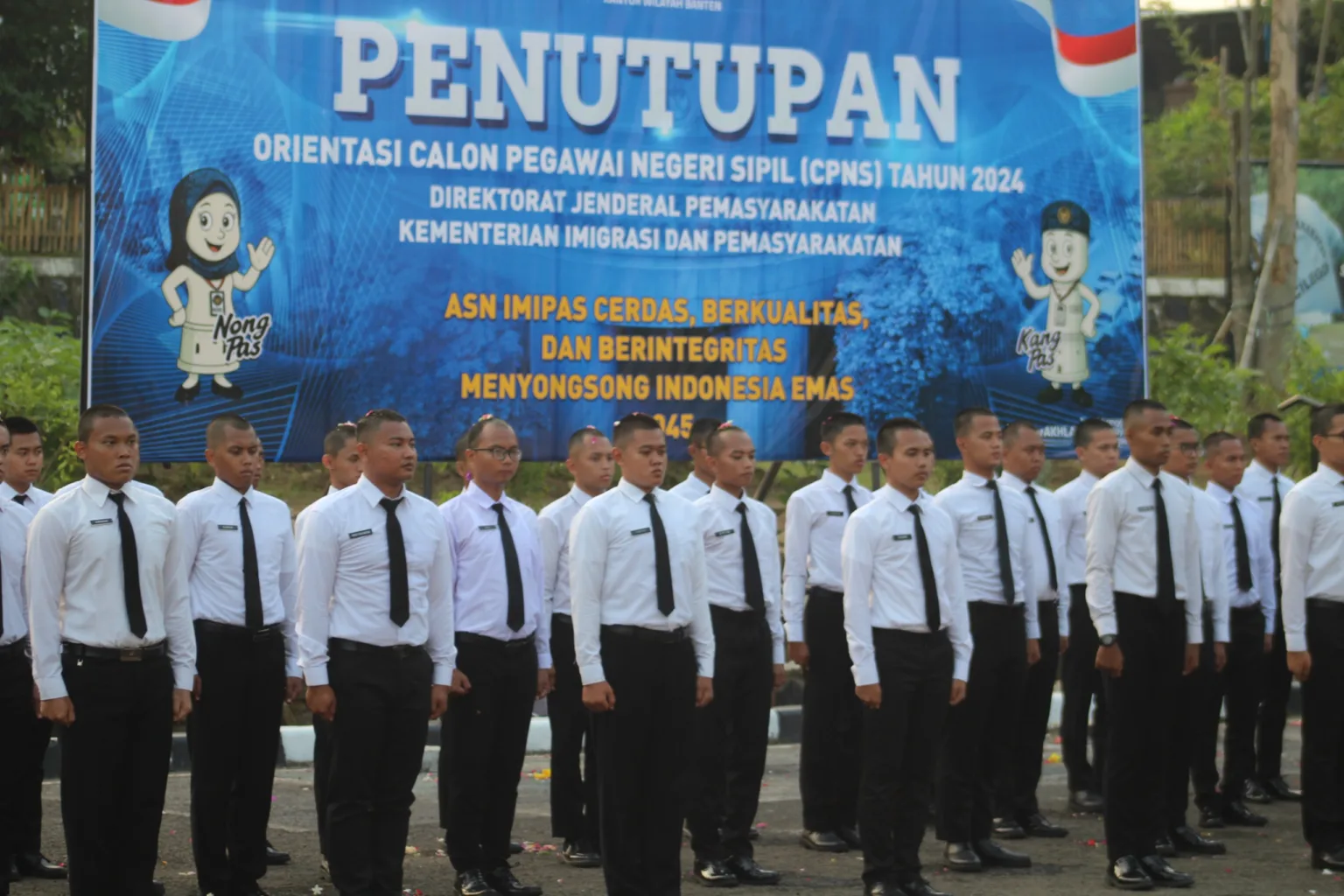 Penutupan Masa Orientasi CPNS Ditjenpas Banten Tahun Anggaran 2024
