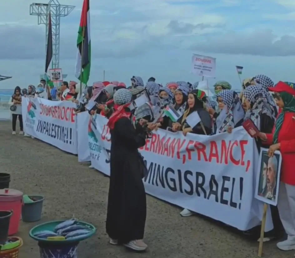 Ribuan Massa Free Palestine Network Tumpah Ruah di Majene Sulbar