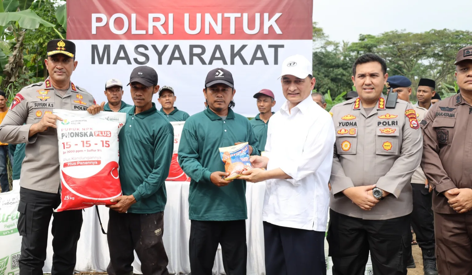 Polda Banten Tanam Jagung Serentak di 93 Lokasi, Dorong Swasembada Pangan Nasional