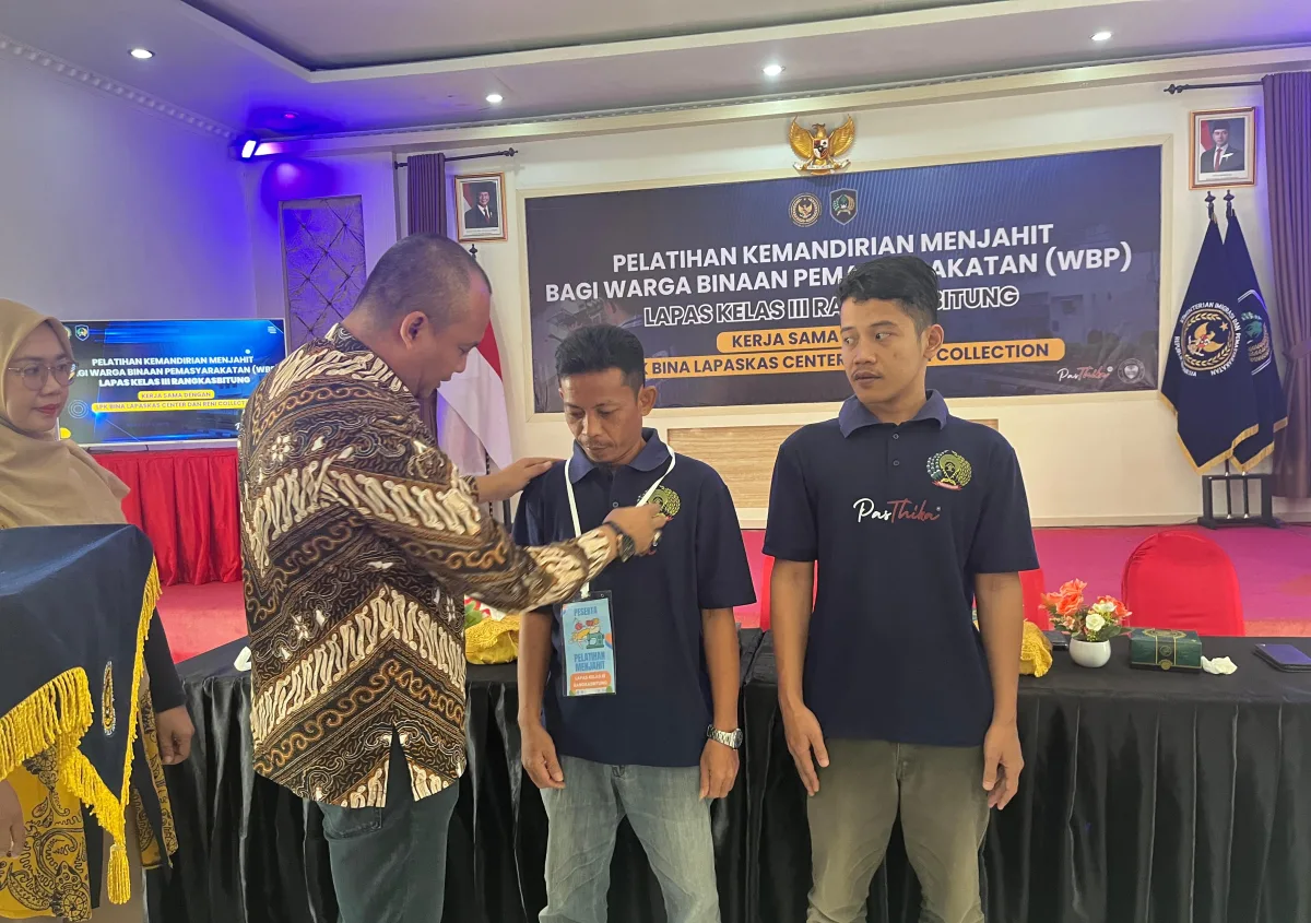 Lapas Rangkasbitung Gandeng Reni Collection, Cetak Penjahit
