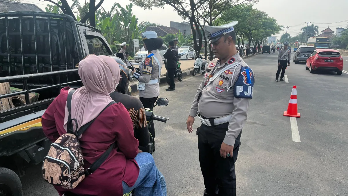 Puluhan Pengedara Terjaring Ops Patuh Maung 2025 Yang dilkasanakan Ditlantas Polda Banten di Hari ke 4*