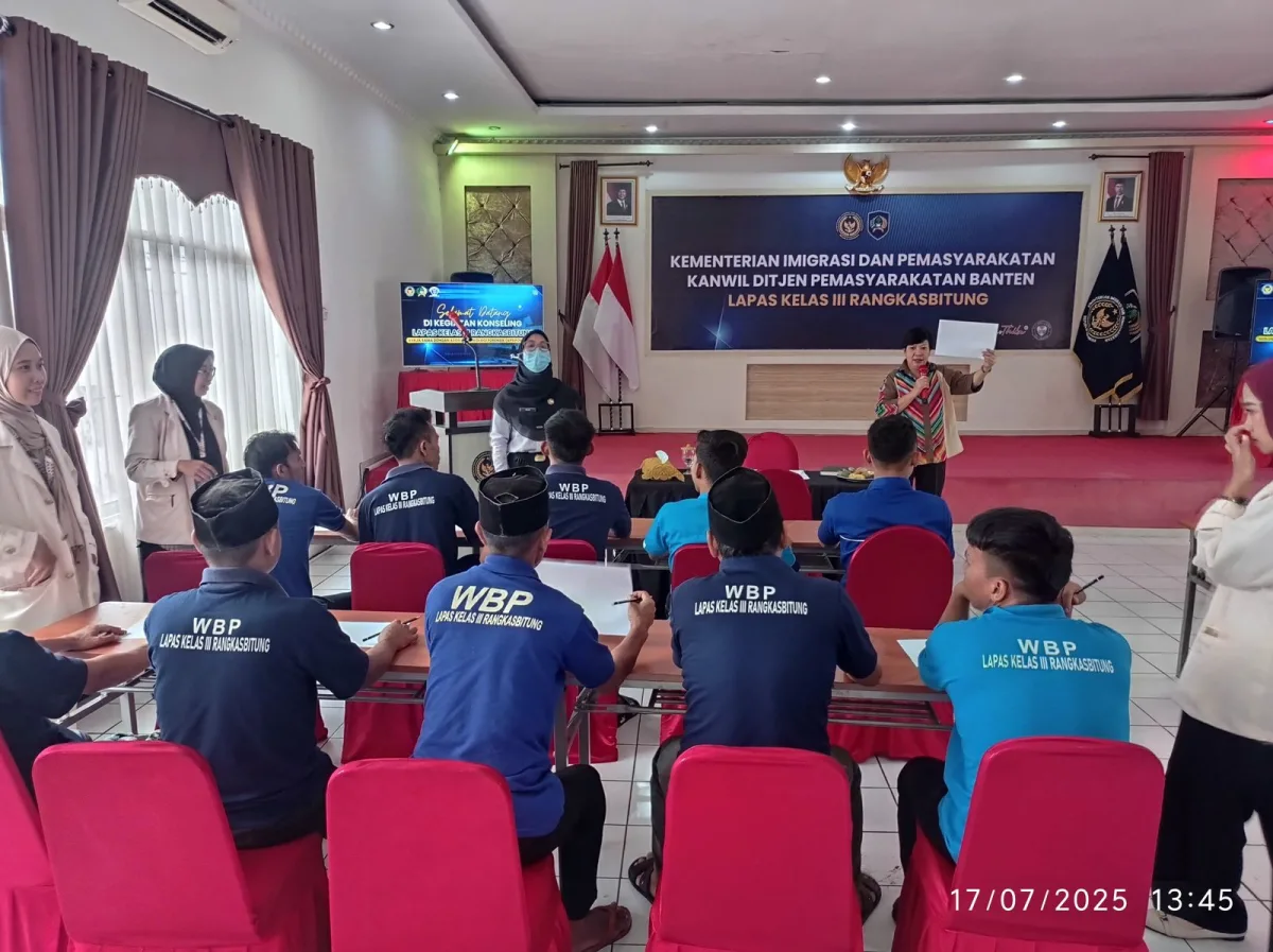 Lapas Bersama Tim Psikolog Forensik Banten, Perbaiki Pola Napi Warga Binaan