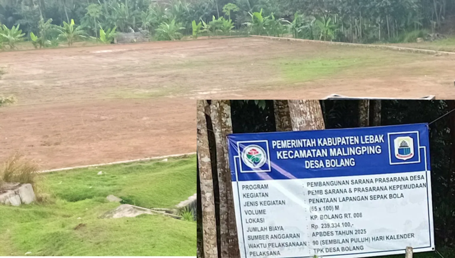 Pembangunan Desa Bolang Dipertanyakan, Kades Tegaskan Sesuai Prosedur, Ketua TPK Merasa Tidak Dilibatkan