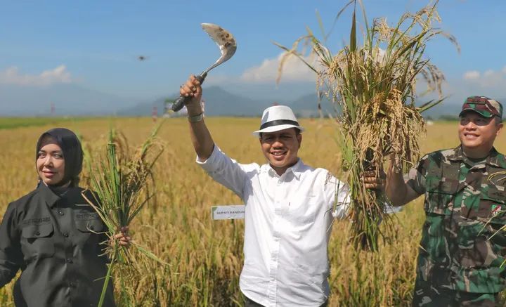 Bupati Bandung Dorong Warga Tak Bergantung Industri, Tani Jadi Alternatif