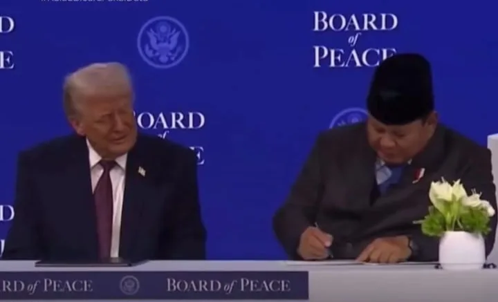 Prabowo Di Davos: Delapan Negara Tandatangani Dewan Perdamaian Gaza, Trump Tampilkan Otorotas Sementara