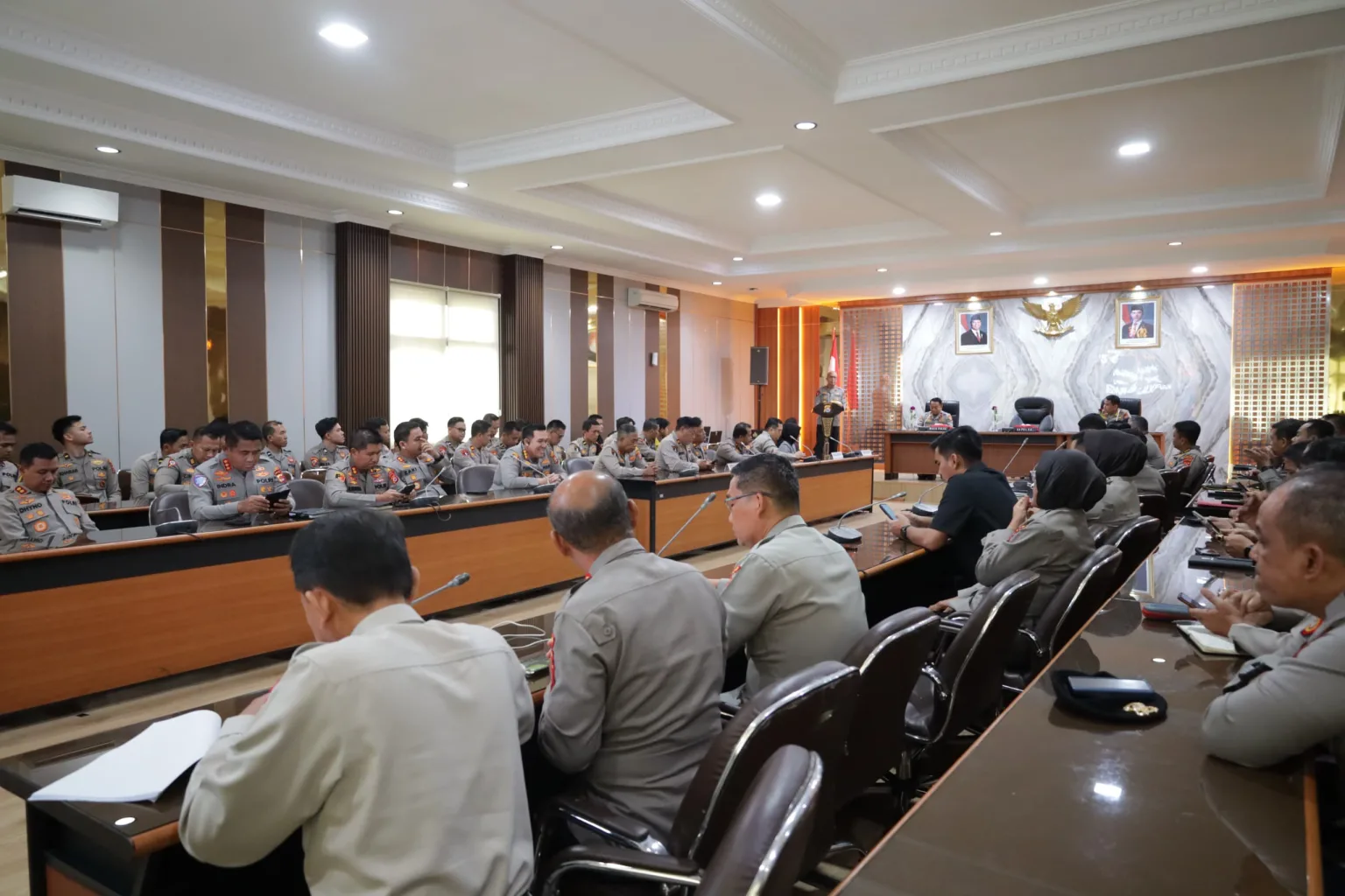 Tingkatkan Pelayanan Call Center 110, Polda Banten Gelar Pelatihan Bersama Bank Mandiri