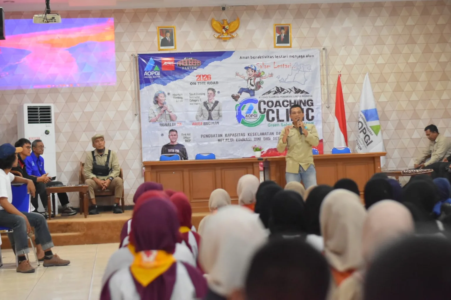 Coaching Clinic Keselamatan Pendakian di Serang, Upaya Menekan Risiko dan Menumbuhkan Kesadaran Lingkungan Pelajar
