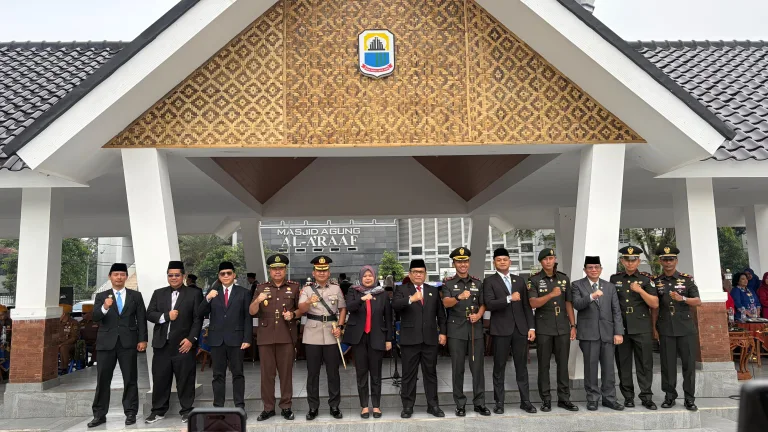 Kalapas Rangkasbitung Bersama Forkopimda Kabupaten Lebak Laksanakan Upacara Hari Kebangkitan Nasional Tahun 2026