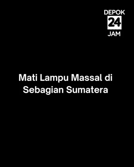 Pemerintah Pantau ‘Blackout’ Sumatera, Menko AHY Desak Investigasi Menyeluruh dari PLN