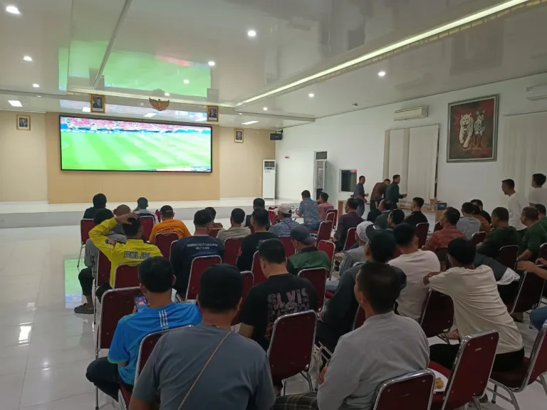 Semarak Piala Dunia 2026, Polda Banten dan Jajaran Gelar Nobar Bersama Masyarakat