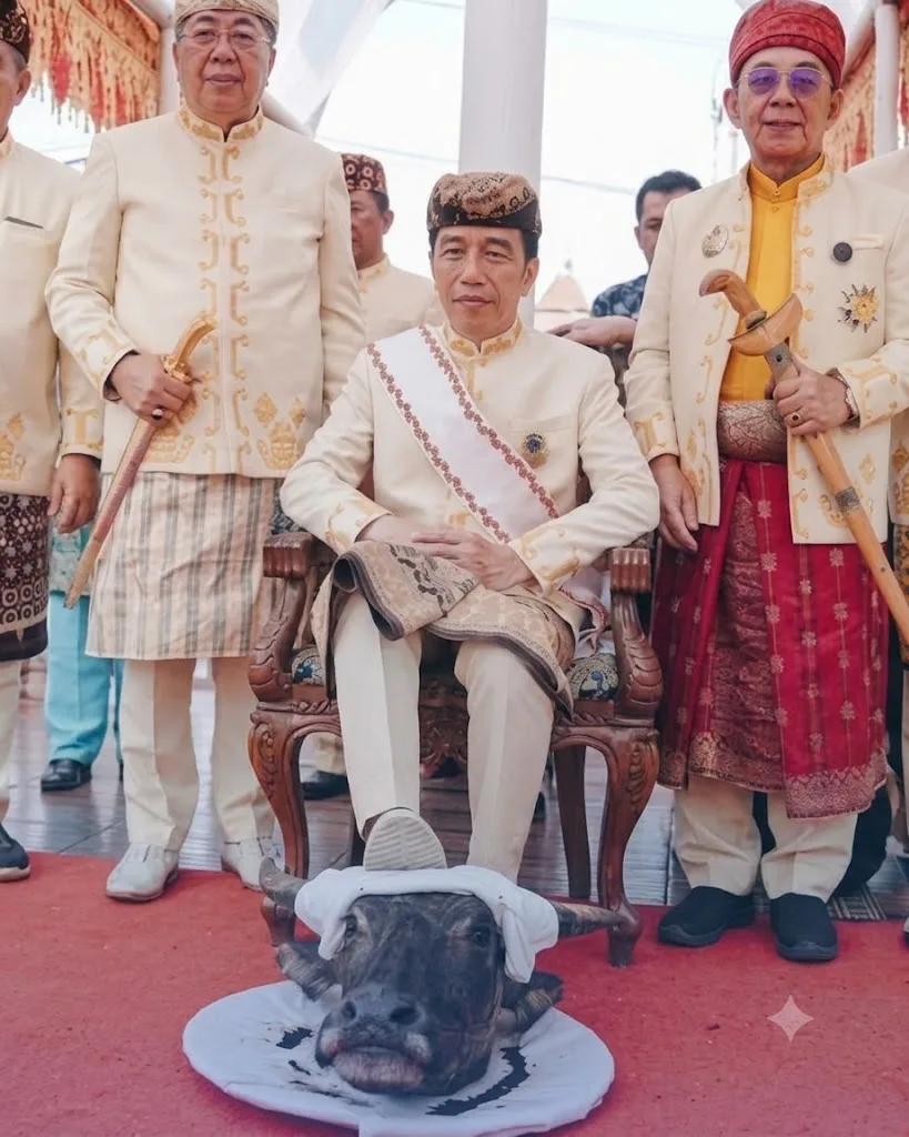 Makna Ganda di Balik Ritual Injak Kepala Kerbau Jokowi: Apresiasi Budaya sekaligus Isyarat Politik ke PDIP