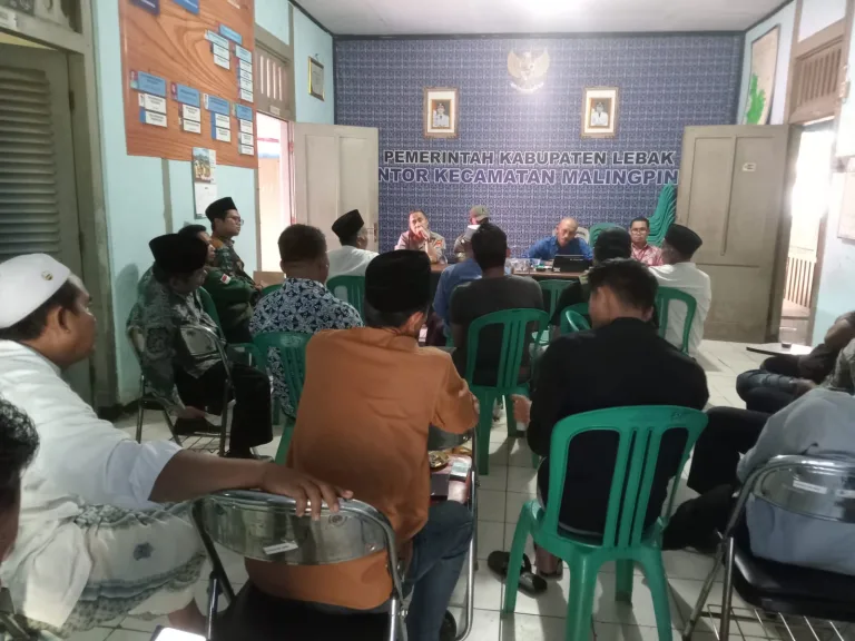 Forkopimcam Malingping Gandeng Ormas dan Mahasiswa Bentuk Satgas Pekat