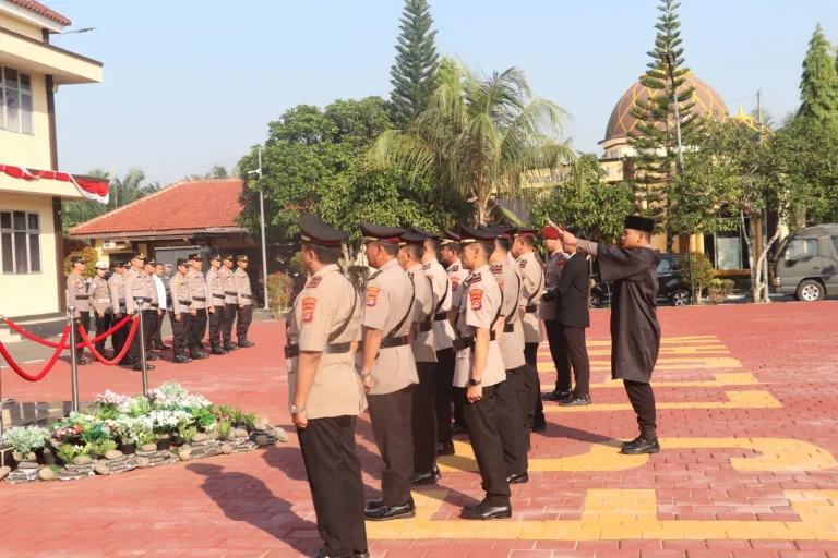 Kapolres Lebak Pimpin Upacara Sertijab Kasat Reskrim, Kasi Humas, dan Kapolsek Jajaran
