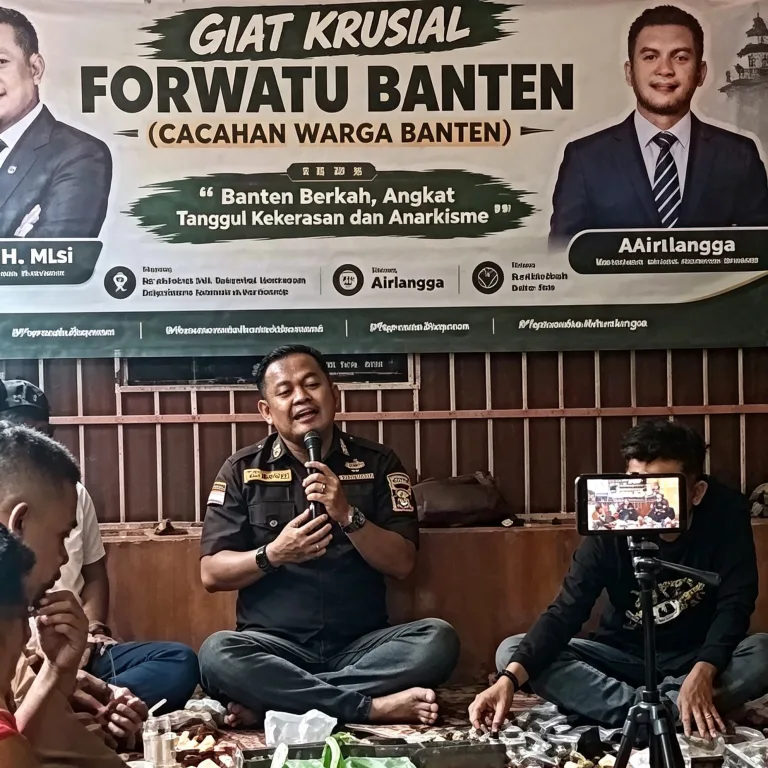 Gelar Giat Cacahan Warga Banten, Forwatu Berkomitmen Menjaga Kondusivitas dan Tetap Kritis