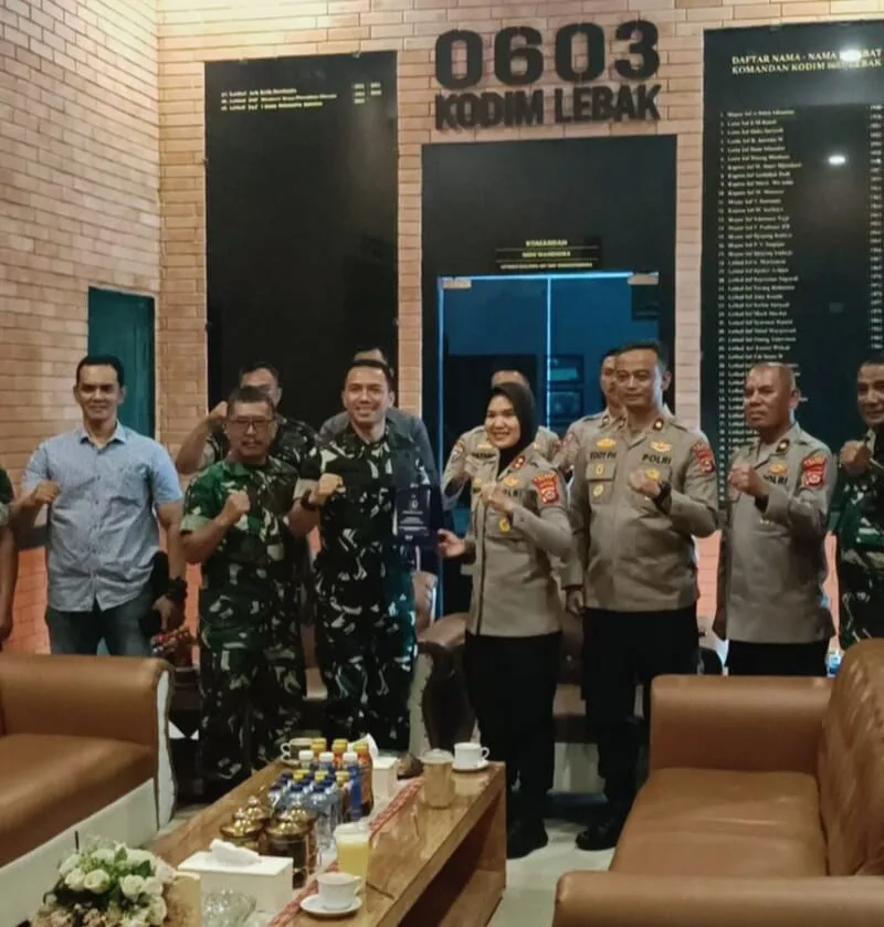 Kapolres Arninsi Bangun Sinergitas dengan Kodim Lebak