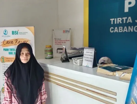 Pelayanan PDAM TJM Cabang Parungkuda Dipuji Pelanggan