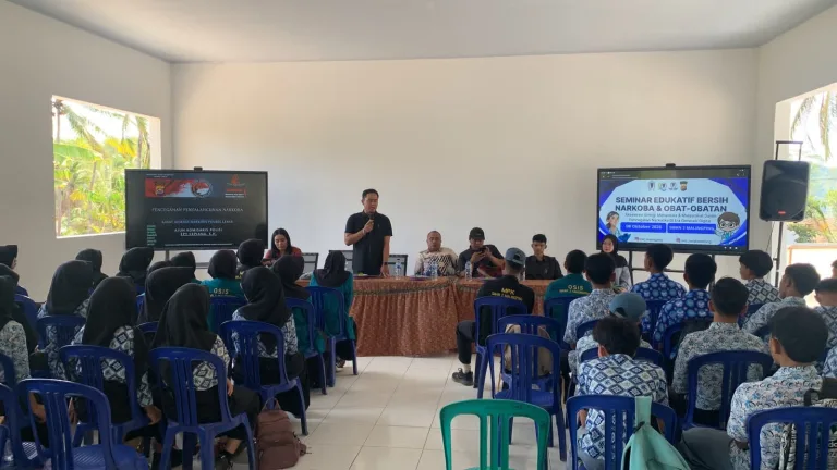 Perkuat Pencegahan Narkoba, Polres Lebak Edukasi Pelajar SMAN 2 Malingping
