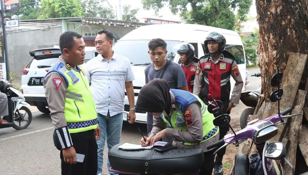 Polres Jepara Gencar Razia Knalpot Brong di Sekolah