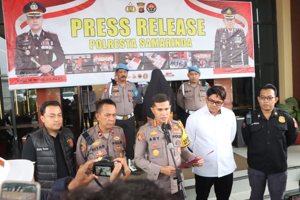 Polresta Samarinda Berhasil Ungkap Kasus Pembuangan Bayi di Kebun