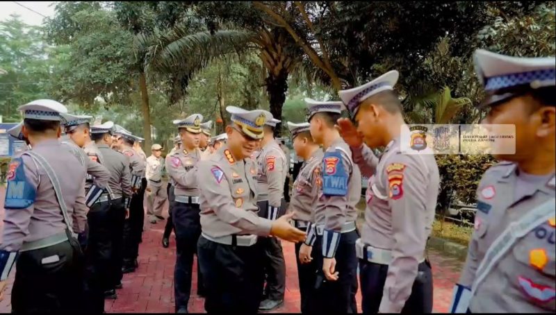 Siap Amankan Rute Kegiatan KTT WWF di Bali, Ditlantas Polda Banten Kirim Puluhan Personel