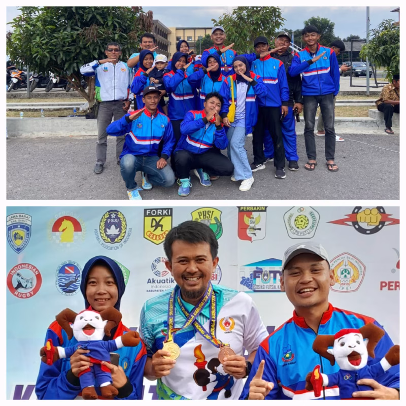 Cisompet Catatkan Prestasi Mengesankan di Debut Petanque Porkab 2024