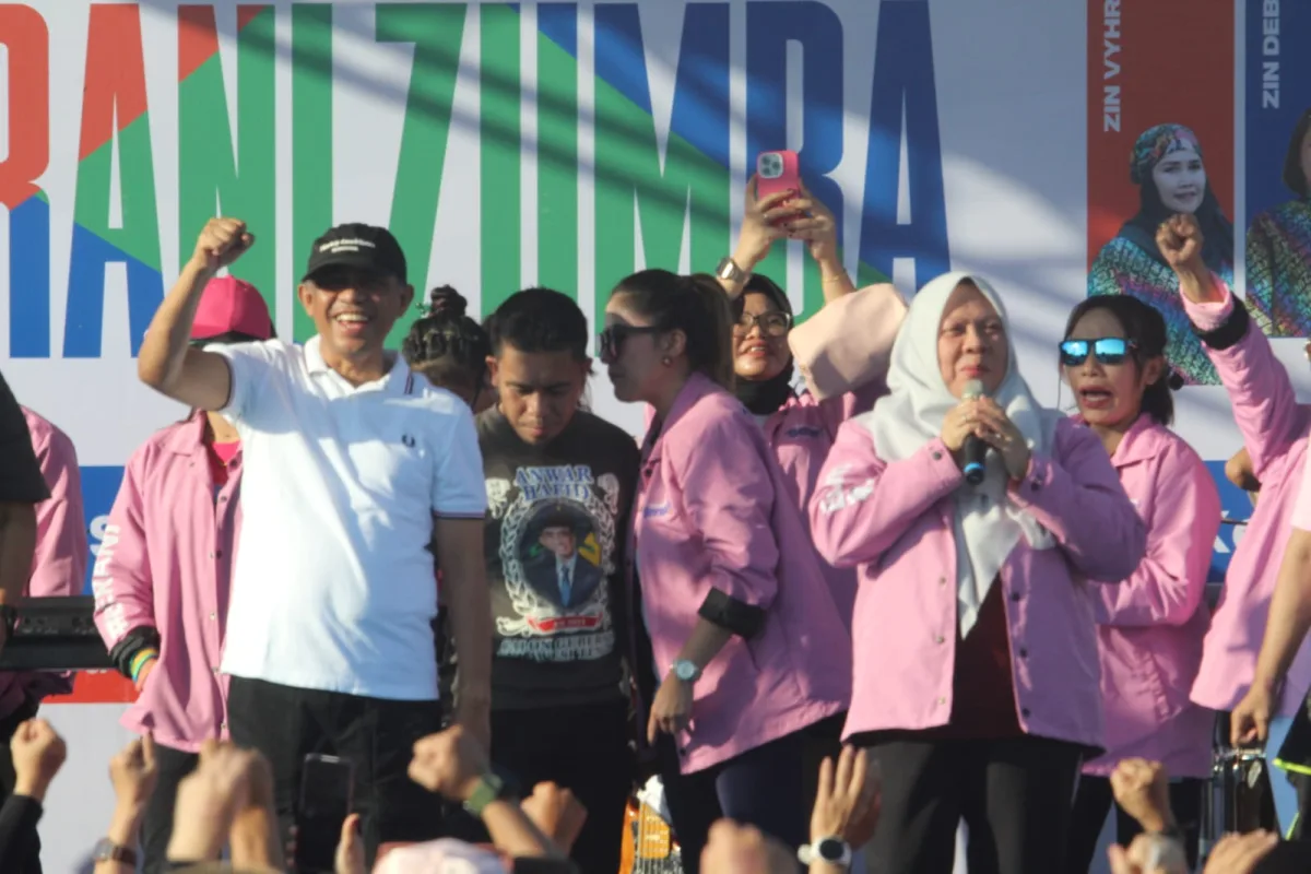 Satgas OMP Tinombala Amankan Kemeriahan Zumba Party ‘Berani’