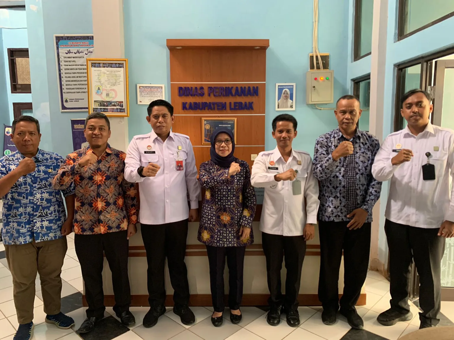 Kolaborasi Budidaya Ikan, Lapas Rangkasbitung Sambangi Dinas Perikanan