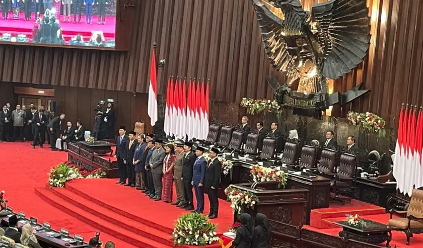 Momen Spesial dalam Pelantikan Pimpinan MPR RI 2024-2029