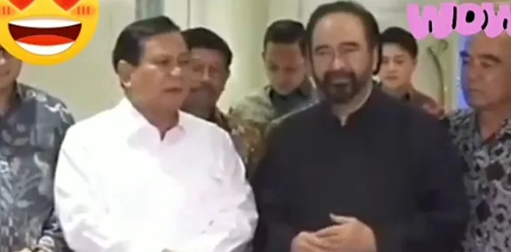 Viral, Video Pertemuan Prabowo-Surya Paloh Muncul di Publik, Hoaks?