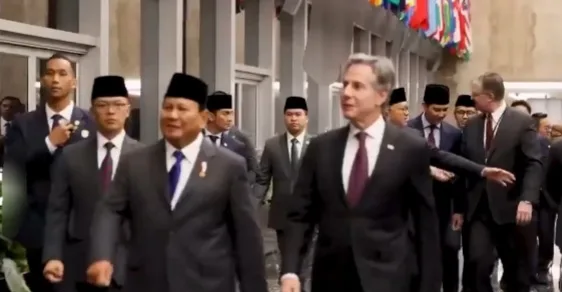 Prabowo dan Blinken Bahas Palestina dalam Jamuan Makan Malam di AS