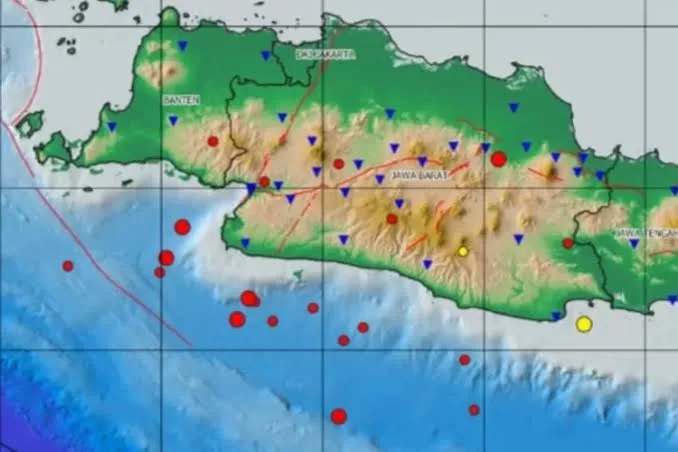 Gempa Guncang Pangandaran Barat Daya Dalam Dua Kali dalam Sehari